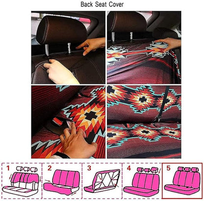 Gradient Galaxy 13 PCS Car Seat Cover Starry