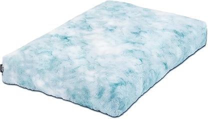 Washable Dog Bed Deluxe Breeds.40 * 25",Blue