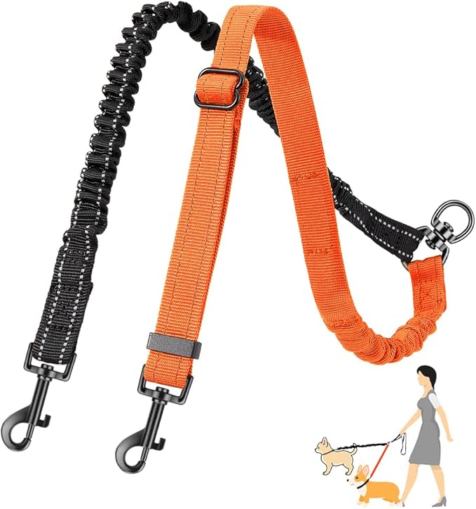 Two Dog Lead 2 in 1 Upgraded