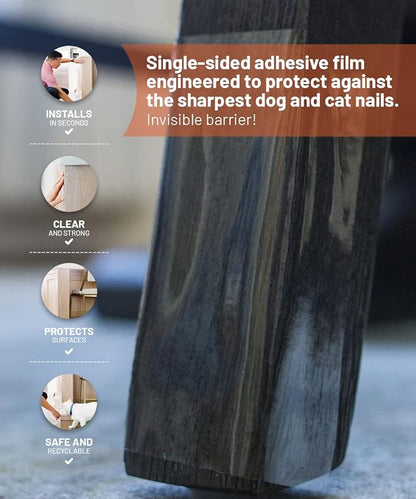 CLAWGUARD Protection Tape 20-Pack Surface Protectors from Dog and Cat Scratch