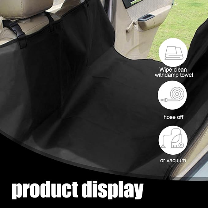 Hawyet 1 PC Car Back Seat Cover for Dogs 53.1In x 53.1In Pet