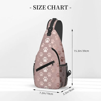 Stylish Sling Bag for Women Men Casual Backpack Crossbody Chest Shoulder Bag Gym Sports Travel Hiking Daypack