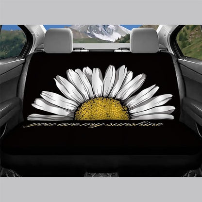 Tupalatus Daisy Print Womens Car Back Seat Covers Decoration 2