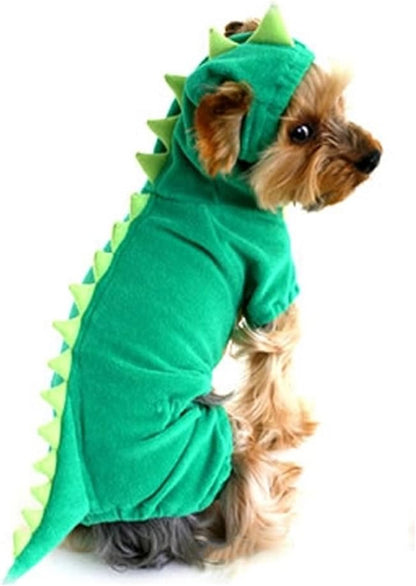 NACOCO Dog Dinosaur Design Costume Green Pet Clothes for Medium & Large Dog (Green, M)