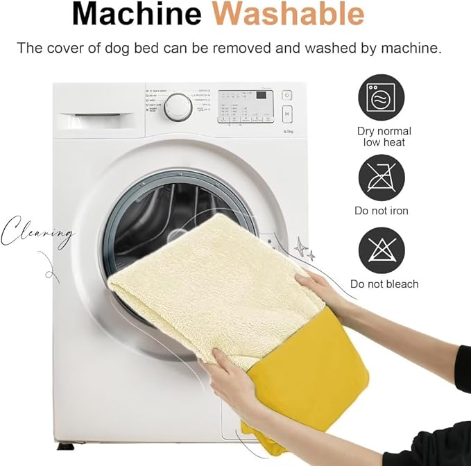 Large Dog Bed Orthopedic Washable: Beds Bolster XXL Bed Big XLarge Dogs Egg Crate Foam Sofa Couch Waterproof Removable Cover