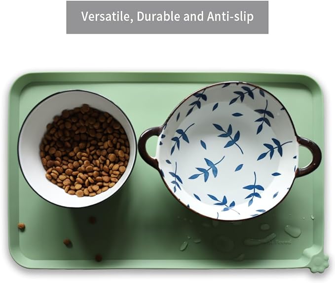 Hoki Found Silicone Pet Food Mats Tray