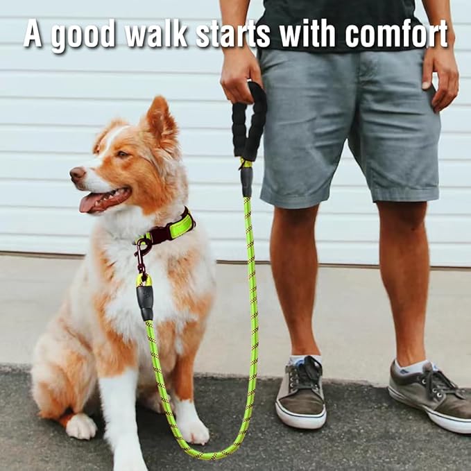 COOYOO Dog Leash 5/6 FT with Comfortable Padded