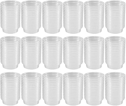 500 pcs 0.5oz Cups, Crested Gecko Food and Water Feeding Cups, Reptile Feeder Bowls, for Lizard and Other Small Pet Ledge Accessories Supplies