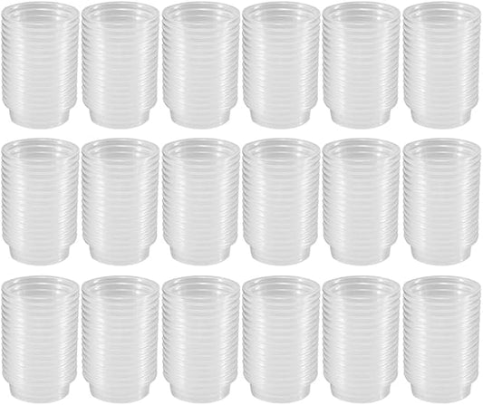 500 pcs 0.5oz Cups, Crested Gecko Food and Water Feeding Cups, Reptile Feeder Bowls, for Lizard and Other Small Pet Ledge Accessories Supplies