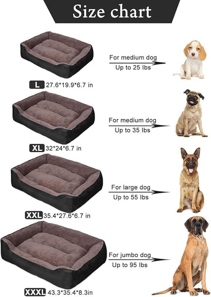PUPPBUDD Dog Beds for Medium Dogs