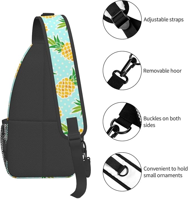 Stylish Sling Bag for Women Men Casual Backpack Crossbody Chest Shoulder Bag Gym Sports Travel Hiking Daypack