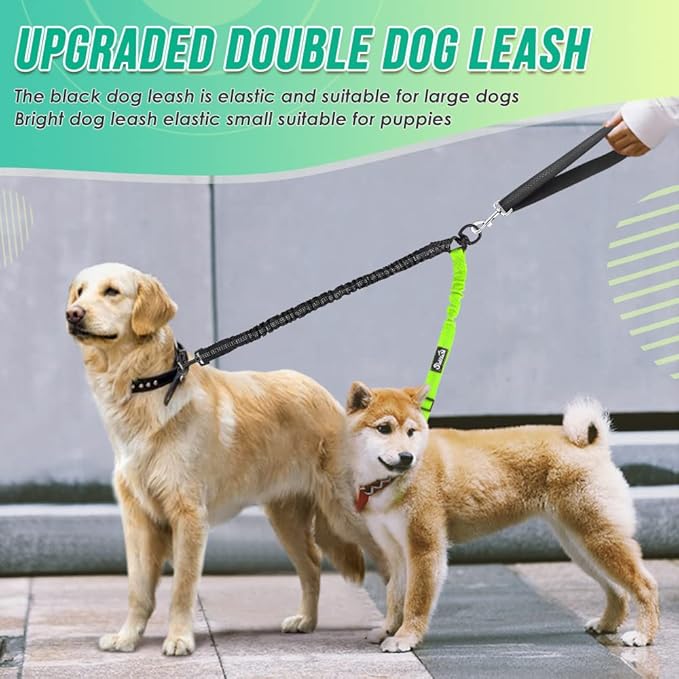 Two Dog Lead 2 in 1 Upgraded