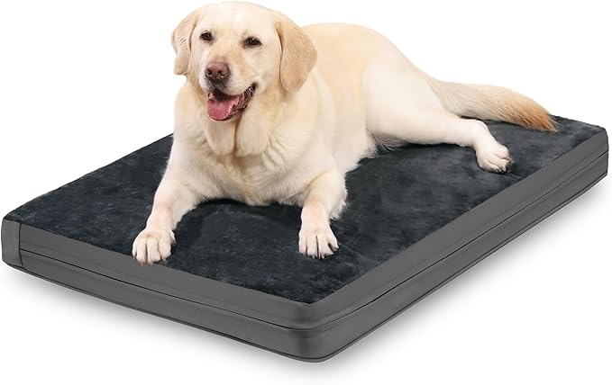 Vonabem Waterproof Dog Beds for XL Large Dogs 36"x27", Gray