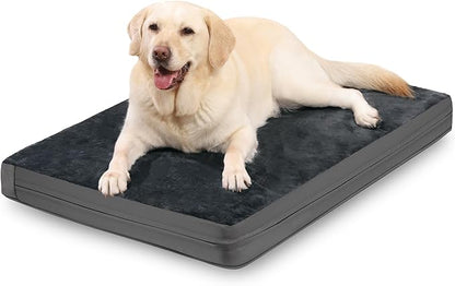 Vonabem Waterproof Dog Beds Large Medium Sized Dogs 35 inch, 35"x22", Gray