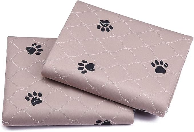 SincoPet Washable Dog Pee Pads with Puppy Grooming Gloves