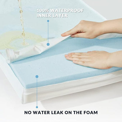 Figopage Orthopedic Memory Foam Dog Bed for Large Dogs