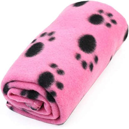 Pet Blanket for Cat & Dog Sleep Mat Bed Cover Soft Warm Blanket for Hamster Puppy and Other Animals (Medium, Black+Pink-2)