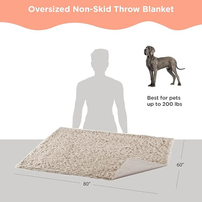 Best Friends by Sheri Calming Shag Dog Blanket for Large Dogs 60" x 80"