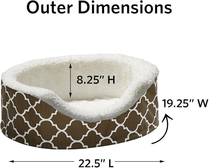 MidWest Homes for Pets Orthoperdic Egg-Crate Nesting Pet Bed w/ Teflon Fabric Protector