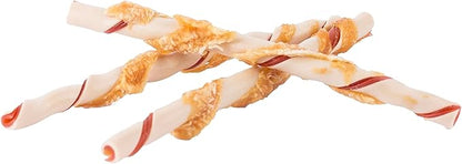 DreamBone Twist Sticks, Wrapped With Real Chicken, Rawhide-Free Chews For Dogs, 50 Count