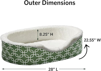 MidWest Homes for Pets Orthoperdic Egg-Crate Nesting Pet Bed w/ Teflon Fabric Protector