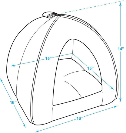 Pet Tent 16" x 16" x H:14"