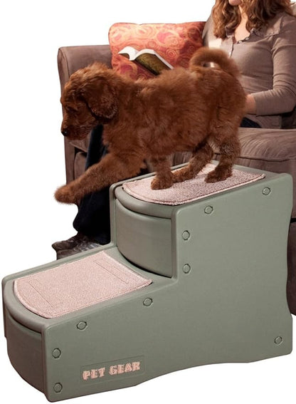 Pet Gear Easy Step II Pet Stairs 2 Step 150 Pounds, 5 Colors