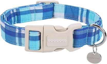 DOGWONG Cotton Dog Collar