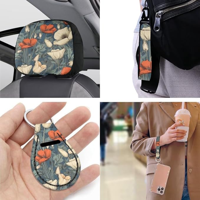 Tulip Flowers 13 PCS Car Accessories Set Seat