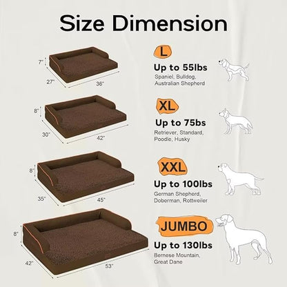 Large Dog Bed Orthopedic Washable