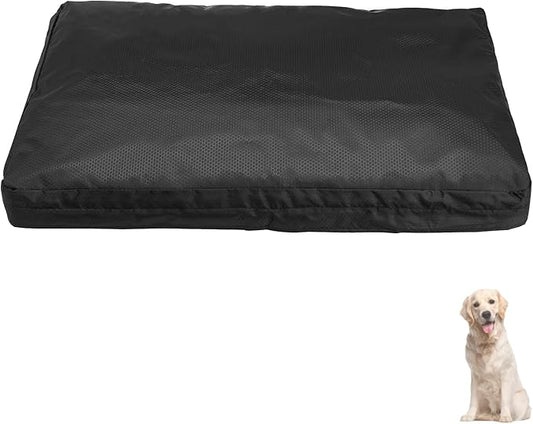 POMER Large Dog Bed Cover, 44 inch Waterproof Dog Bed Covers Replacement Washable Chew Proof Pet Bed Covers for Pet Mat Bed with Zipper - 44" Lx32 Wx4 H