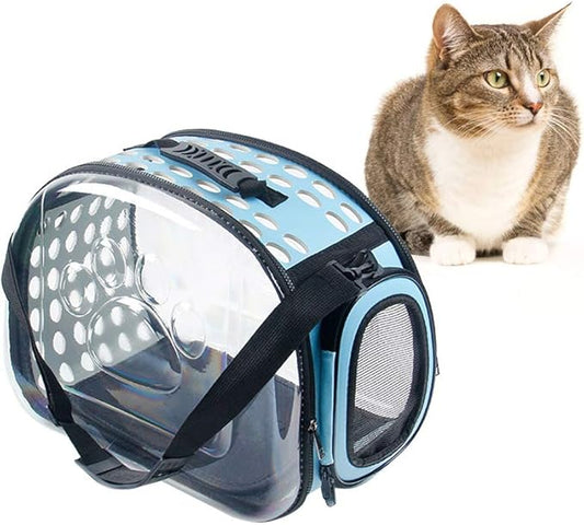 TENDYCOCO Tote Bag Backpack Xxcm Age Cat Breathable Size Travel Clear Transparent Carrying Puppy Portable Carrier Back Bag for Outdoor Kitten Storage Pet Large Hiking Dog Cage Travel Backpack