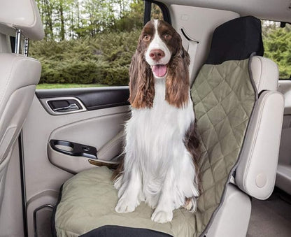 PetSafe Happy Ride Quilted Dog Car Seat Cover – Waterproof & Durable – Machine Washable – Fits Most Cars