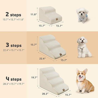 Mestuel Dog Stairs for Small Dogs 3-Tiers Dog