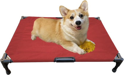 Love&go Elevated Dog Bed with Metal Frame Medium-29.9x19.5x5.5 inch)
