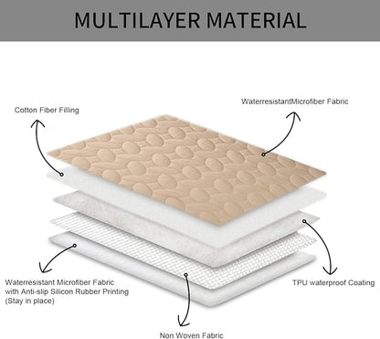 Ameritex Pet Bed Cover Dog Bed Blanket for Sofa and Furniture Waterproof New Pattern Design (52x82 Inch