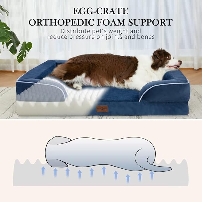 PV Washable Jumbo Dog Bed for Extra Large Dogs