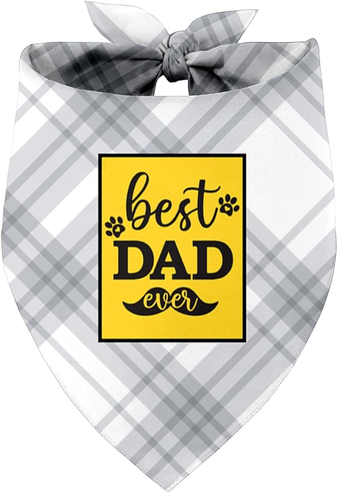 Best Dad Ever Dog Bandana (C16)
