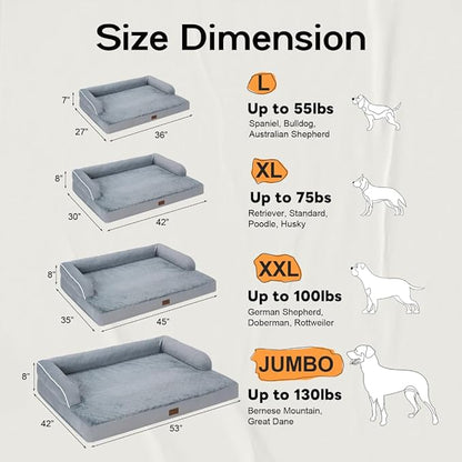 Large Dog Bed Orthopedic Washable