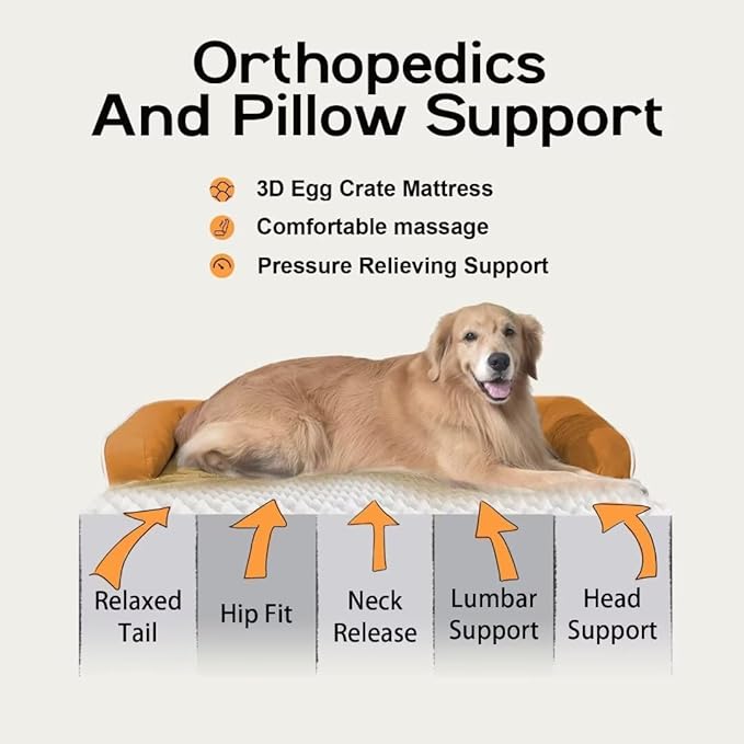 Large Dog Bed Orthopedic Washable