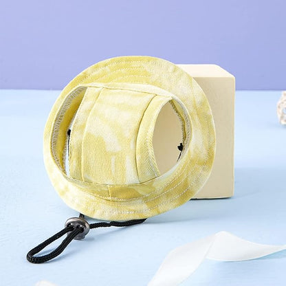 Dog Princess Hat Round Brim