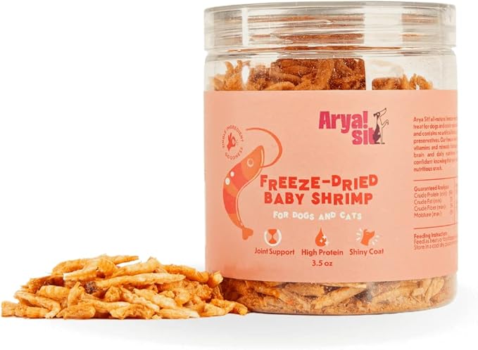 Freeze-Dried Single Ingredient Dog Treats (Baby Shrimp)