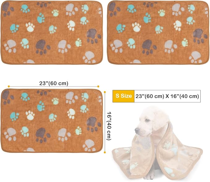 Dono 1 Pack 3 Dog Blankets for Small Dogs