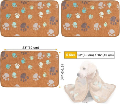 Dono 1 Pack 3 Dog Blankets for Small Dogs
