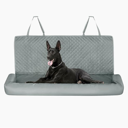 Dog Car Back Seat Cover for Large Dogs Under 100 lbs