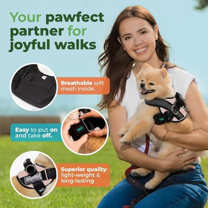 Joyride Harness 2.0 - The Original Side Ring No Pull Dog Harness - No Choke, Escape Proof, Reflective, 3 Leash Clips, Quick Fit Pet Vest - Easy Walks & Training - for Small, Medium & Large Dogs