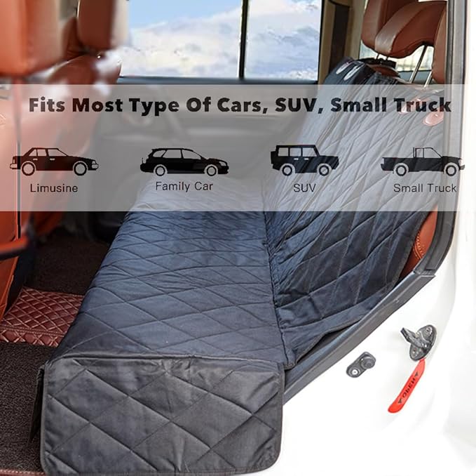 Dog Car Seat Cover for Back Seat