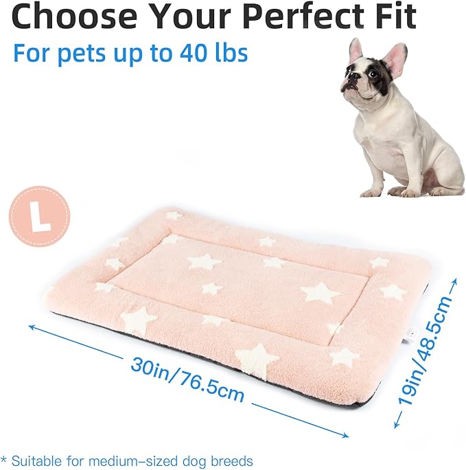 Mora Pets Dog Crate Pad Dog Bed Mat 30 inch 30 x 19