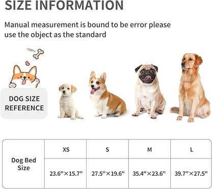 NOYAL Dog Bed Mat Soft Washable Dog Crate