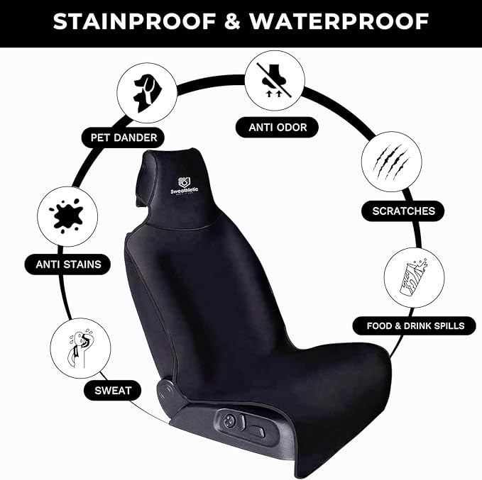 SweatSo Car Seat Protector Waterproof Car Seat Cover